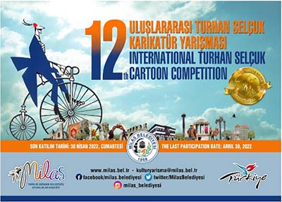 دوازدهمین رقابت کارتون Turhan Selçuk ترکیه 2022 | انجمن هنرهای تجسمی استان اردبیل ـ جامعه تخصصی هنرهای تجسمی