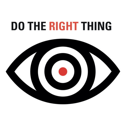 فراخوان مسابقه پوستر Do The Right Thing | انجمن هنرهای تجسمی استان اردبیل ـ جامعه تخصصی هنرهای تجسمی
