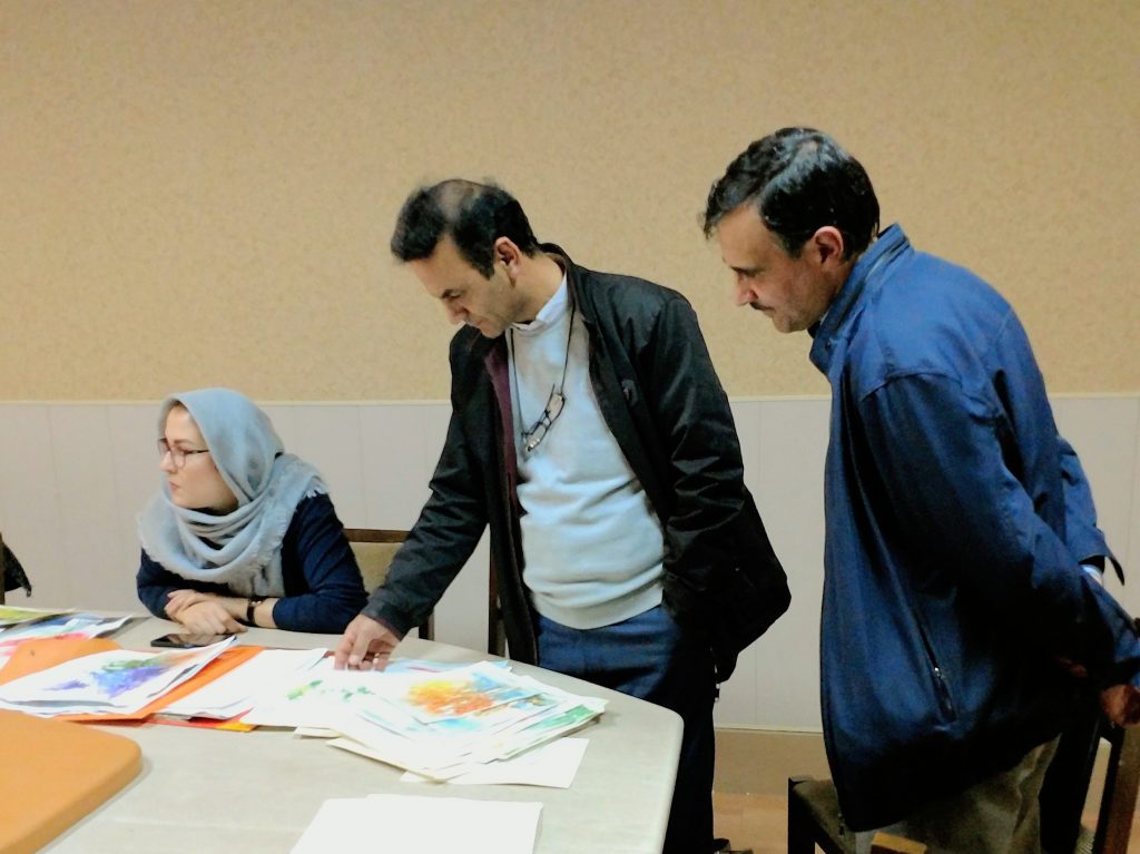 سومین جلسه و ورکشاپ کارگروه تخصصی آبرنگ استان اردبیل برگزار شد | انجمن هنرهای تجسمی استان اردبیل ـ جامعه تخصصی هنرهای تجسمی